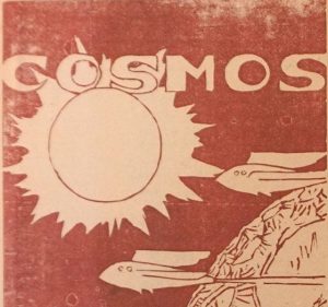 Detail from the cover of COSMOS